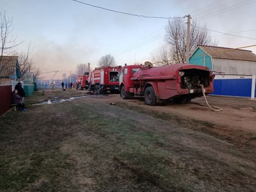 В Татарстане сожженный мусор стал причиной крупного пожара