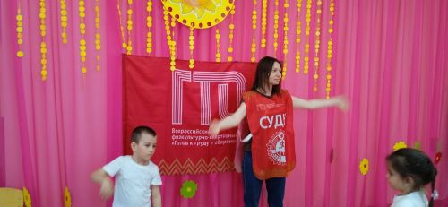 В детском саду №4 состоялась эстафета «Звездочки ГТО»