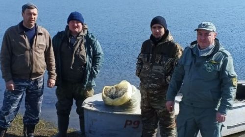 На территории памятника природы реке «Ик» выловлено 400 метров браконьерских орудий лова
