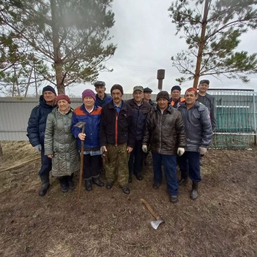 Сегодня в селе Байряка прошел субботник