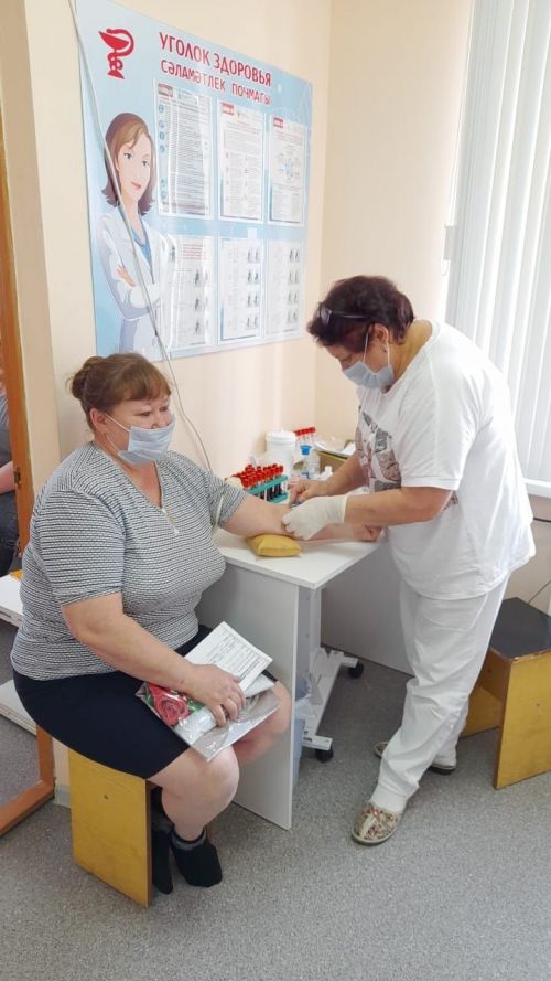 Диспансеризация сельчан продолжается