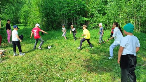 Велопоход ребят гимназии и их родителей