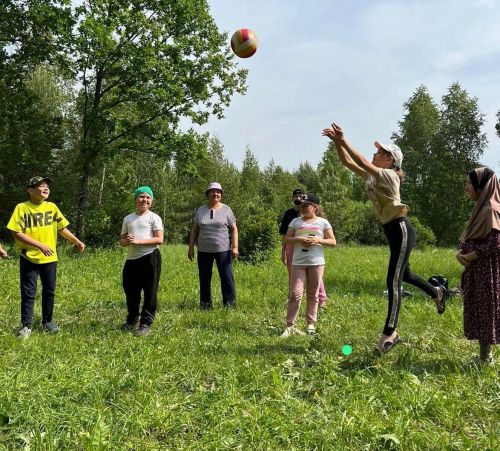 Велопоход ребят гимназии и их родителей