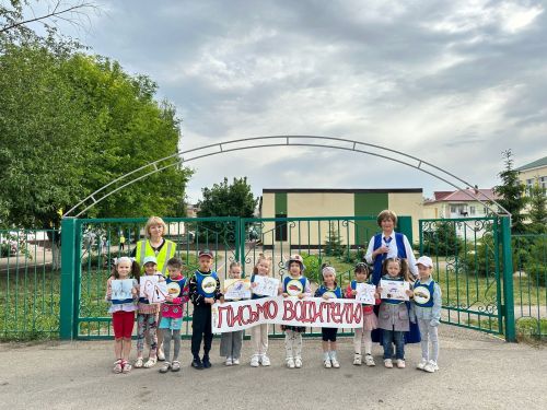 Детсадовцы поучаствовали в акции ПДД