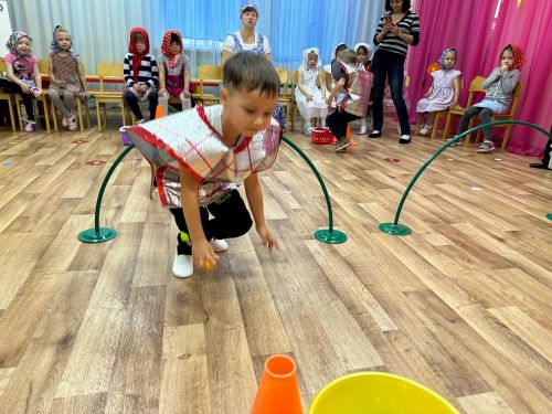 Веселый праздник богатырей прошел в Уруссинском детском саду