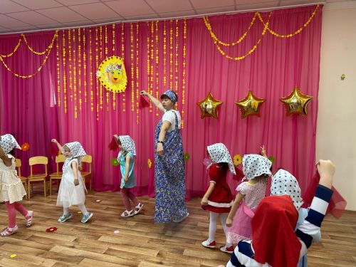 Веселый праздник богатырей прошел в Уруссинском детском саду