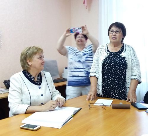 Обучающий семинар прошел в обществе Совета ветеранов