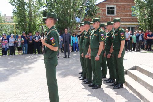 Жители района попрощались с погибшим в СВО земляком