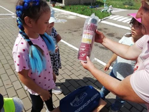 Для малышей проведены беседы по пожарной безопасности