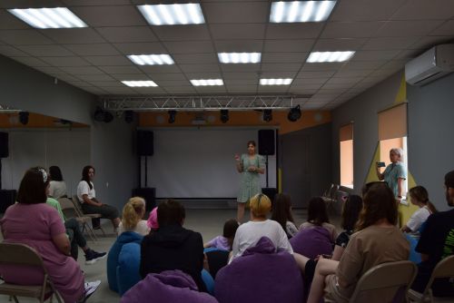 В подростково-молодежном клубе «Атлант» состоялась первая встреча с молодежью района