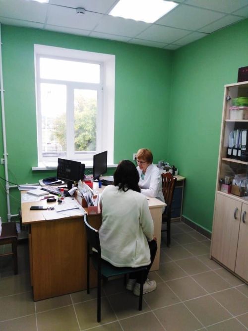 Поликлиника Уруссинской больницы уже вторую неделю работает в отремонтированном здании