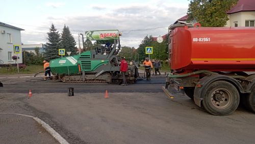Обновленная дорога в Уруссу