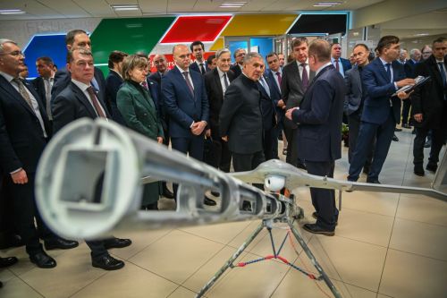 На выставке достижений бизнеса Татарстана был представлен новый беспилотник для нужд СВО