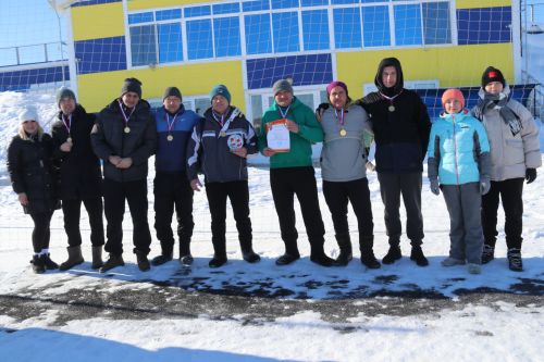 Мужские команды Ютазинского района сыграли в «Футбол в валенках»
