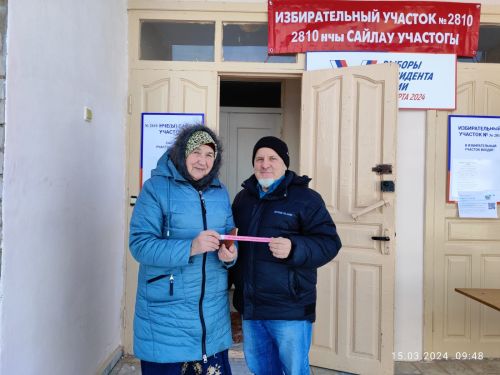 Семейные пары Ютазинского района идут на выборы, как на праздник