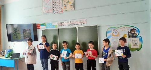 В весенние каникулы ребята посещают пришкольный лагерь