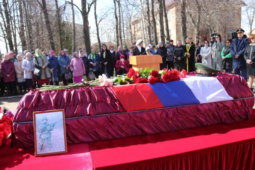 В Байряке прошло прощание с военнослужащим