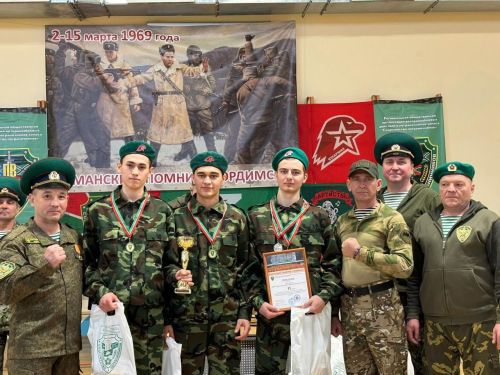 Юнармейцы из Уруссу поучаствовали в «Пограничном дозоре»