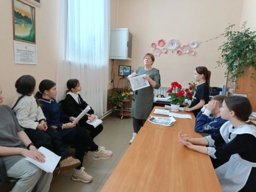 Работники Байрякинского СДК провели для школьников профилактическую беседу на тему «Будьте осторожны!»