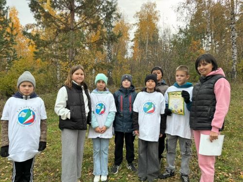 Юные экологи Ютазинской школы заботятся о природе родного края