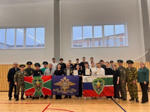 Военно-спортивные состязания в Уруссинской средней школе