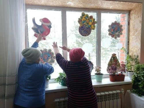 Волшебство новогодних окон