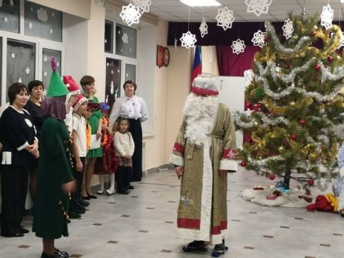 Волшебный новогодний праздник в школе-интернате