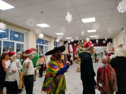 Волшебный новогодний праздник в школе-интернате