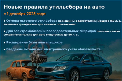 Новые правила утильсбора на авто