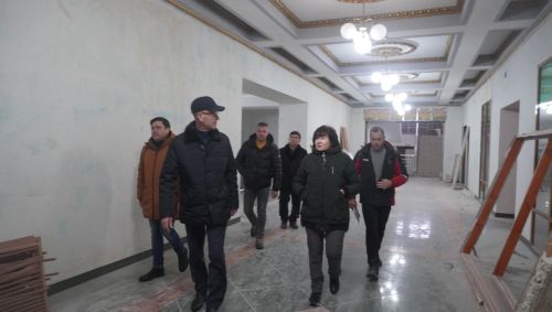 В Уруссу активно идет капитальный ремонт  Районного дома культуры и детской школы искусств