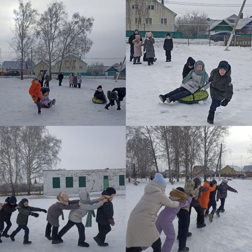 В Уруссинской школе №3 прошел физкультурный досуг под названием «День зимних видов спорта»
