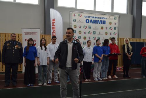 Уруссу: «Олимп» приветствовал участников «Зарницы»