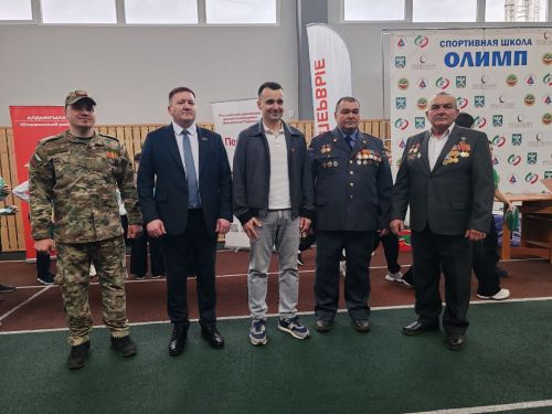 Уруссу: «Олимп» приветствовал участников «Зарницы»