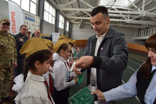 Уруссу: «Олимп» приветствовал участников «Зарницы»