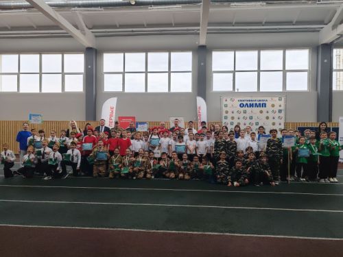 Уруссу: «Олимп» приветствовал участников «Зарницы»
