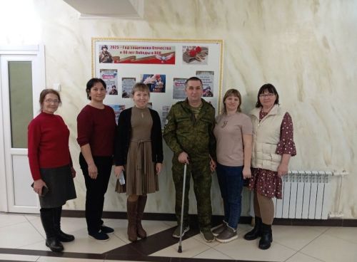 Патриотический час «Разговор с участником СВО» в Ютазинском СДК
