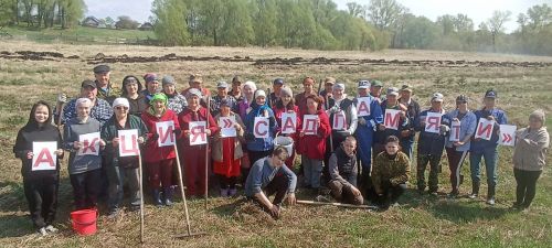 Посадка деревьев в память о героях