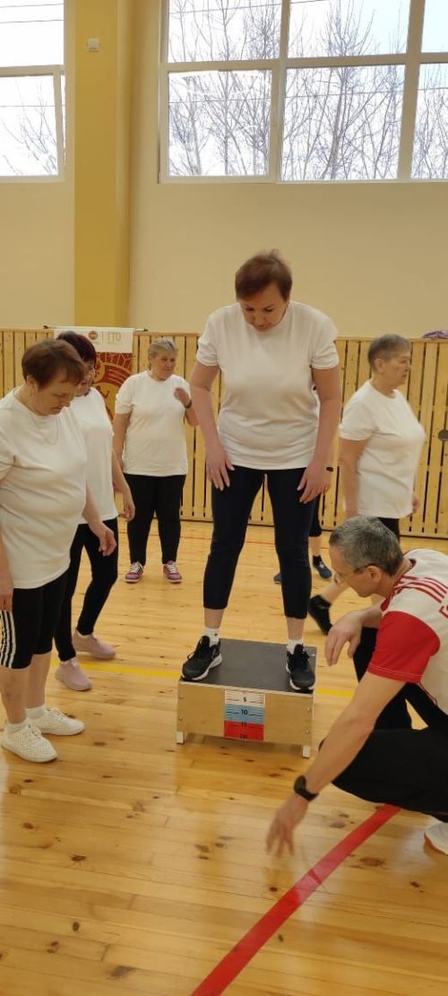 Группа «Мое здоровье» успешно сдала нормы ГТО в спортивном комплексе «Олимп»