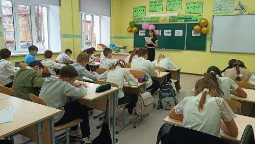 Тотальный диктант в Уруссинской школе