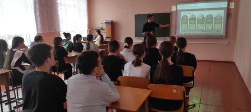 Профориентационная встреча в Байрякинской школе