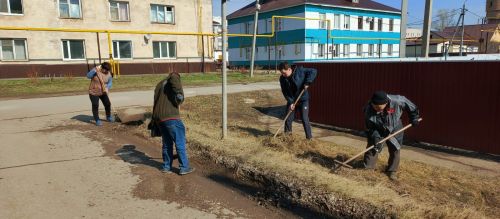 Активное участие Общества инвалидов в субботнике поселка Уруссу