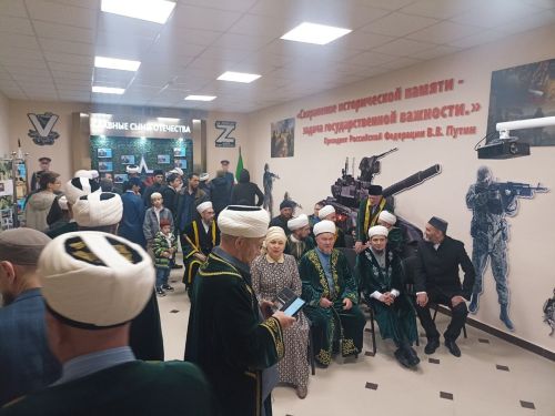 Музей СВО Уруссинской гимназии посетили почетные гости
