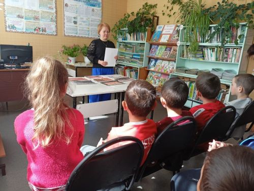 Библиотечный час для детей в Байрякинской библиотеке