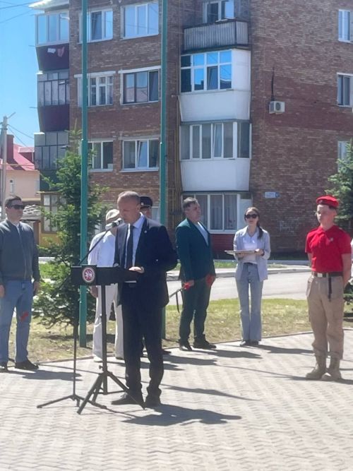 Ютазинцы собрались на митинг ко Дню пограничника