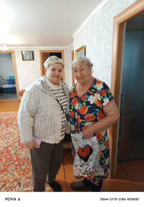 Активисты ТОС Ютазинского района поздравили ветеранов и детей войны с Днём Победы