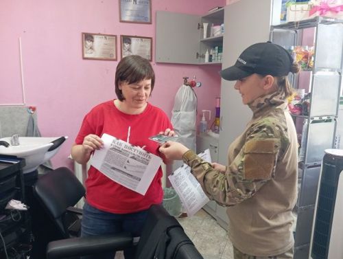 Сотрудники Ютазинского СДК провели акцию «Если у вас вымогают взятку»