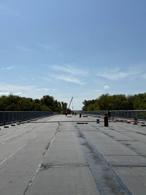 Мост между Башкортостаном и Татарстаном готовится к асфальтированию