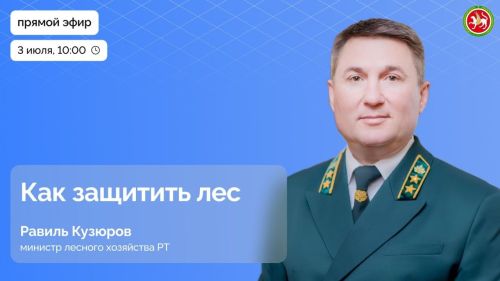 Прямой эфир с министром лесного хозяйства Республики Татарстан