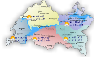Прогноз погоды на 26 июля