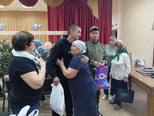 Теплая встреча с участниками СВО